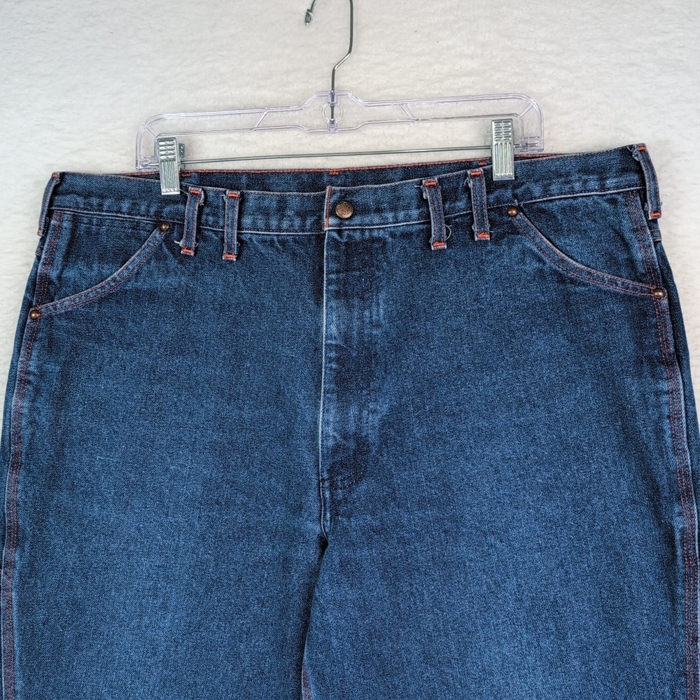 VTG‎ Big Mac Jeans Men 42x32 Blue Carpenter High Rise Straight Cotton Denim